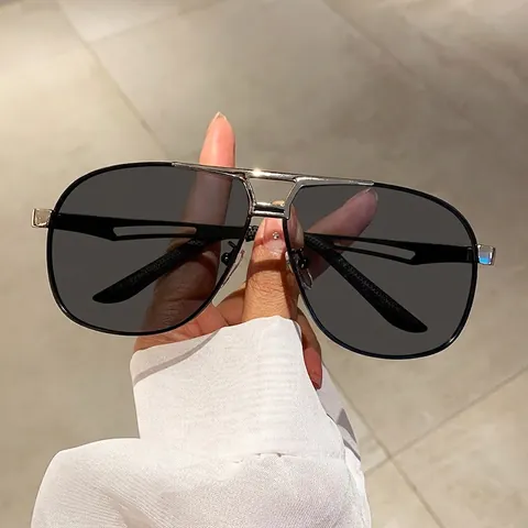 Gafas De Sol Aviador Montura Metálica Polarizadas Fotocromáticas Conducción Accesorio Moda Hombres Mujeres Clásicas