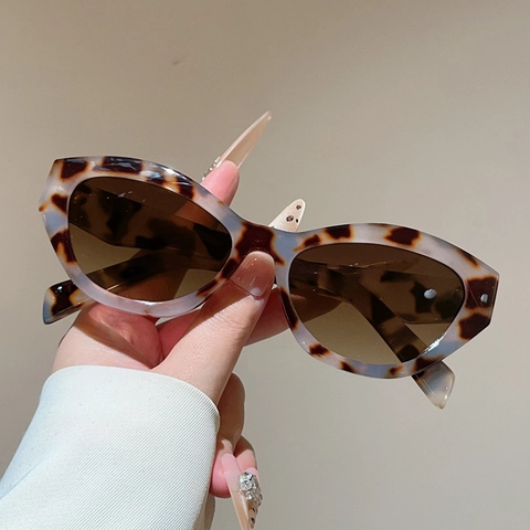 Vintage Γυαλιά Ηλίου Cat Eye Για Γυναίκες Προστασία UV400 Μόδα Χοντρό Πλαίσιο PC Για Οδήγηση Ταξίδια Πάρτι