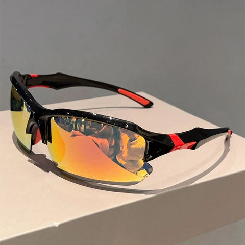 Gafas De Sol Deportivas Montura PC Protección UV400 Ciclismo Aire Libre Cortavientos Conducción Senderismo Moda Para Hombres Mujeres