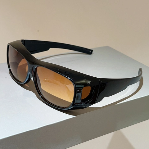 Gafas De Sol Envolventes Montura Grande PC UV400 Cortavientos Ciclismo Deportivo Para Hombres Mujeres