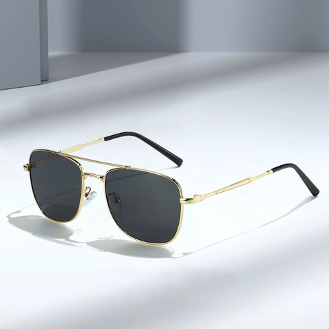 Aviator Sunglasses Metal Frame UV400 Protection Retro Fashion Square Sun Glasses For Men Women Outdoor Travel Driving