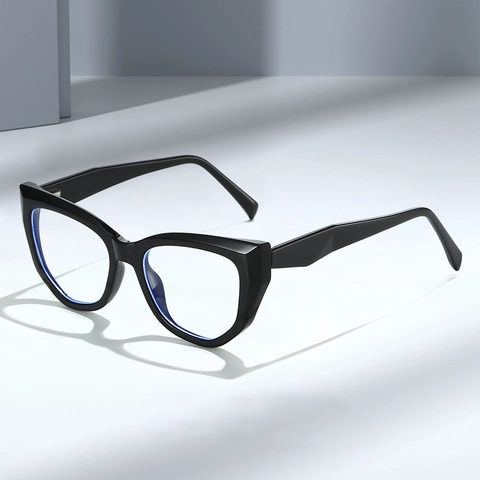 Occhiali Da Gatto Anti Luce Blu Montatura In TR90 Farfalla Occhiali Con Cerniera A Molla Moda Per Donna