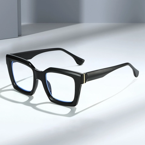 Occhiali Anti Luce Blu Montatura Quadrata Moda Retro Occhiali Ottici PC Per Donne E Uomini