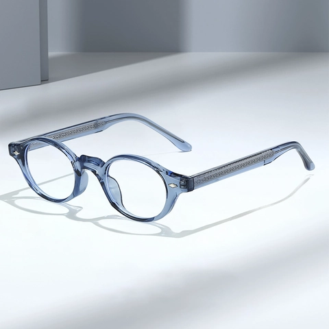 Occhiali Rotondi Retrò Anti Luce Blu TR90 Leggeri Stile Intellettuale Occhiali Ottici Per Uomini E Donne