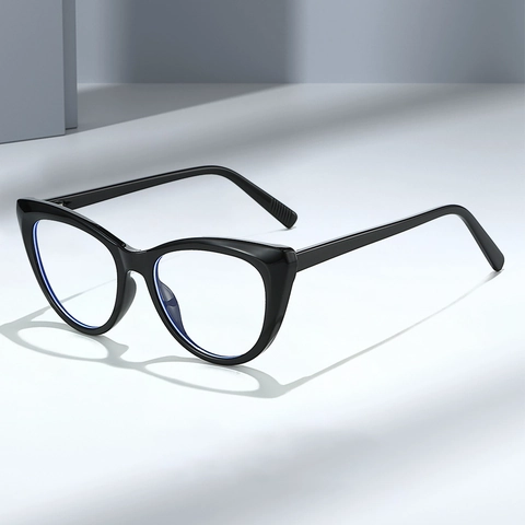 Montatura Per Occhiali Da Gatto Moda PC Anti Luce Blu Ottica Farfalla Occhiali Cerniera A Molla Per Donne