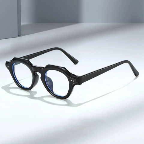 Occhiali Anti Luce Blu Retro Geometrici Tondi In PC Per Uomini Donne Stile Hip Hop Di Tendenza Moda