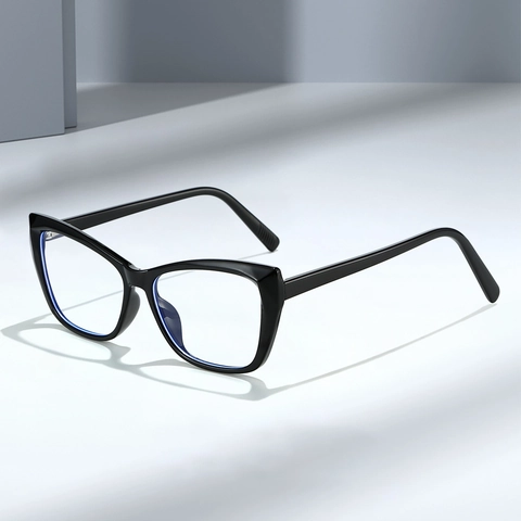 Occhiali Anti Luce Blu Cat Eye Montatura PC Lente AC Moda Ottica Per Donne Protezione Oculare
