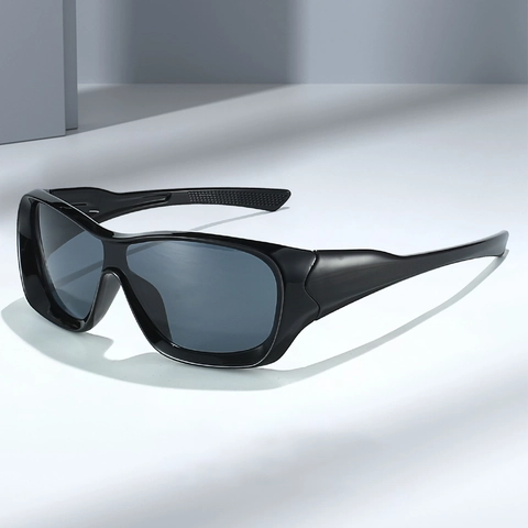 Occhiali Da Sole Sportivi Vintage UV400 Design Avvolgente Montatura PC Per Guida Ciclismo Uomini Donne Y2K Outdoor