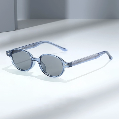 Gafas De Sol Redondas Ovaladas Vintage Montura TR90 Protección UV400 Gafas Moda Retro Minimalista Unisex