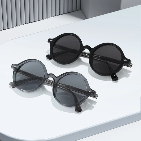 Retro Oval Sunglasses Small Frame UV400 Protection TR90 Lightweight Outdoor Fashion For Men Women