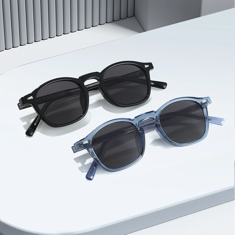Retro Fashion Sunglasses UV400 Protection TR90 PC Frame Square Round Trendy Outdoor Eyewear For Men Women