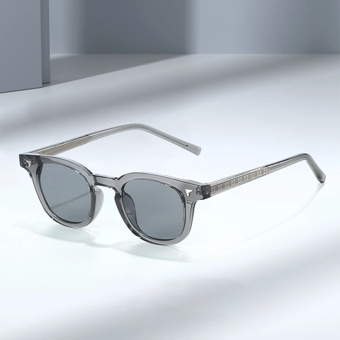 Retro Round Square Sunglasses TR90 Frame AC Lenses UV400 Protection Fashion Versatile Eyewear Unisex