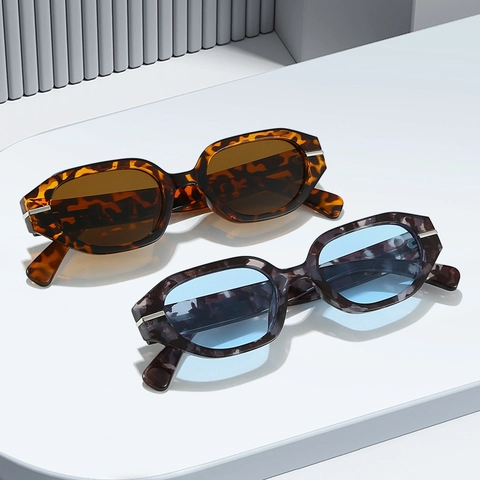 Occhiali Da Sole Ovali Retrò PC Montura In Metallo UV400 Moda Occhiali Da Esterno Per Uomini Donne Versatile