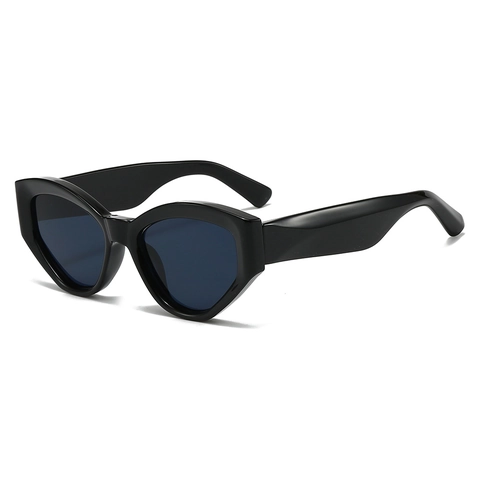 Occhiali Da Sole Cat Eye Montatura Spessa Geometrica Protezione UV Moda Retro Lenti Sfumate Per Donna Uomo