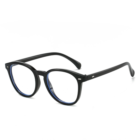 Retro Oval Sonnenbrille Runder Rahmen PC AC Material Mode Unisex Brillen Reisnagel Dekoration