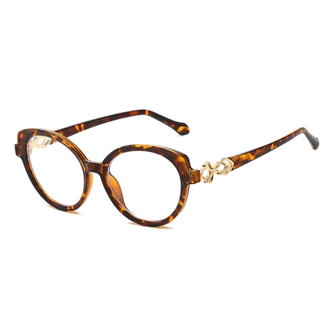 Occhiali Da Sole Retrò Tondi Gatto Donne Montatura PC Decorazione Nodo Metallico Lenti Sfumate Moda Eleganti