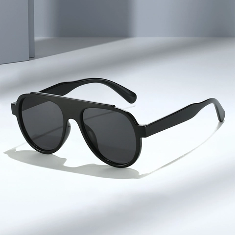 Aviator Sunglasses PC Frame AC Lens UV400 Protection Large Frame Vintage Trendy Sunshade Eyewear For Women Outdoor Travel