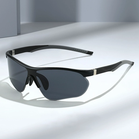 Gafas De Sol Deportivas Protección UV400 Montura PC Ciclismo Aire Libre Correr Conducir Lentes Espejo Unisex