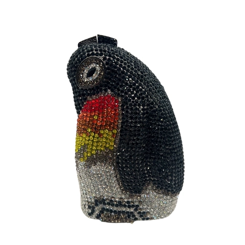 Borsa Da Sera A Forma Di Pinguino Lega Strass Vuoto Guscio Rigido Borsa Da Cerimonia Per Donna