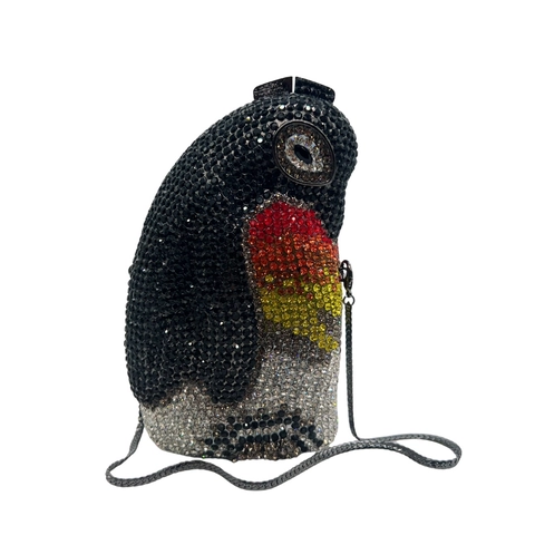 Borsa Da Sera A Forma Di Pinguino Lega Strass Vuoto Guscio Rigido Borsa Da Cerimonia Per Donna