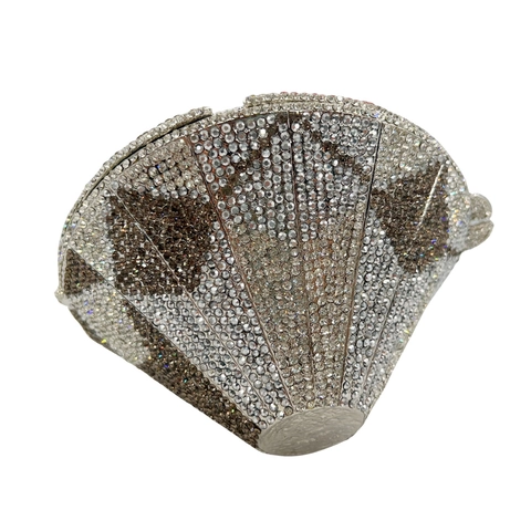 Borsa Da Sera In Lega Con Strass E Cristalli Forma Diamante Con Catena In Metallo Per Donne Festa Matrimonio Eventi Formali