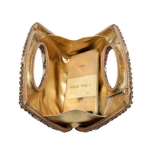 Borsa Da Sera Di Lusso Strass Pietre Preziose Colorate Lega Borsa A Mano Festa Matrimonio Spalla Pochette Per Donne