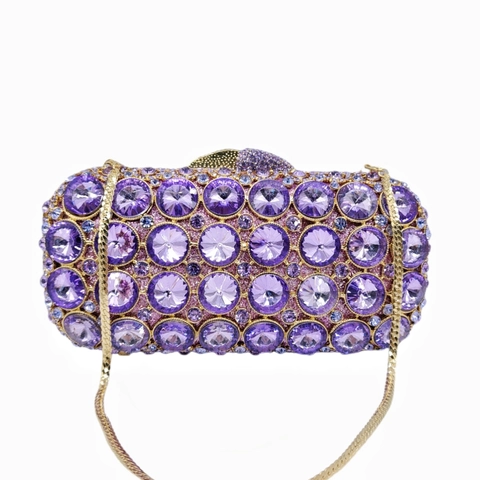 Pochette Da Sera Di Lusso Con Strass E Cristalli In Lega Borsa A Mano Luccicante Per Feste E Matrimoni Con Catena