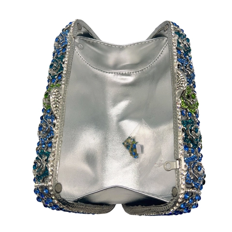 Luxus Strass Abendtasche Kristall Hartschale Glitzernde Party Hochzeit Handtasche Mit Metallkette Für Damen