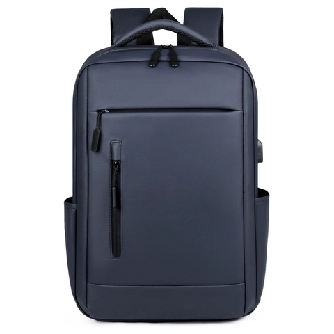 Zaino Business Da Uomo Tessuto Oxford Impermeabile Porta Di Ricarica USB Grande Capacità Scomparto Laptop Pendolare Viaggio