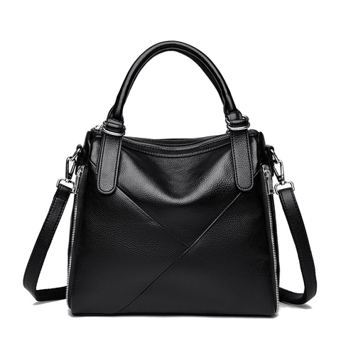 Women Handbag Lychee Texture PU Leather Large Capacity Top Handle Bag With Detachable Strap Fashion Daily Commute