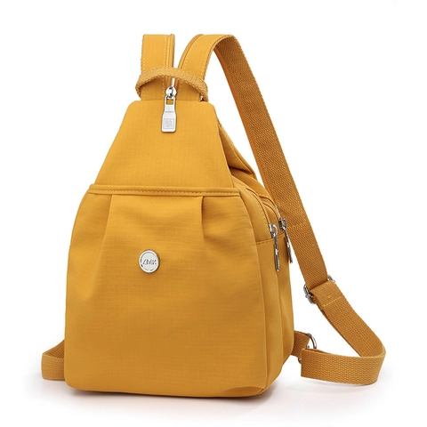 Zaino In Moda Nylon Donna Impermeabile Grande Capacità Leggero Multifunzionale Casual Viaggio Borsa Da Giorno