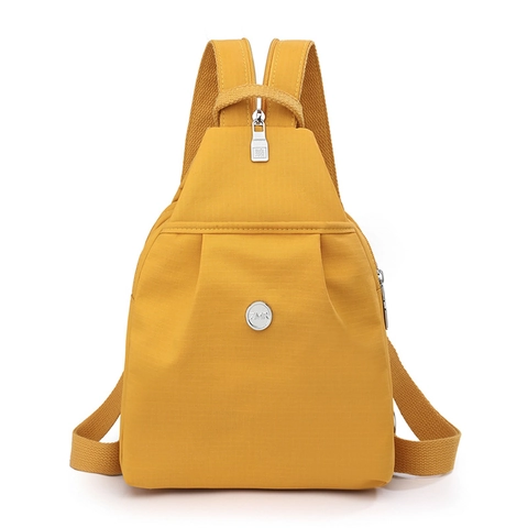 Zaino In Moda Nylon Donna Impermeabile Grande Capacità Leggero Multifunzionale Casual Viaggio Borsa Da Giorno