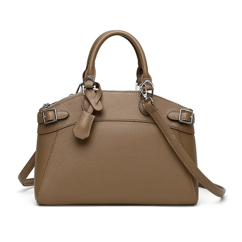 Bolsos De Mujer Grande Tote Cartera De Mano Y Billetera Cuero PU Patrón Litchi Bolsos Bandolera Urbano Simple