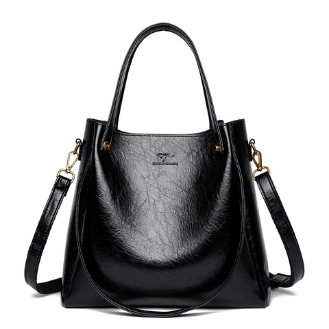 Borsa Tote Da Donna Di Grande Capacità In Pelle PU Tracolla Rimovibile Borsa A Mano Vintage Lavoro Quotidiano Elegante Tracolla