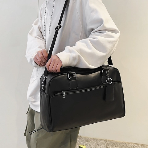 Grote Capaciteit PU Leren Tote Handtas Vintage Crossbody Tas Voor Vrouwen Woon-Werkverkeer Werk School Retro Stijl