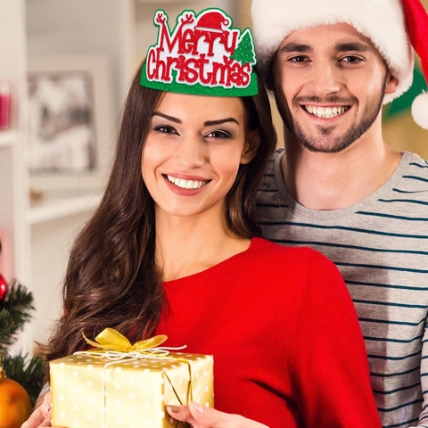 Cappelli Per Feste Di Natale Copricapo In Feltro Per Babbo Natale Renna Pinguino Decorazione Natalizia Oggetti Scena Foto DIY