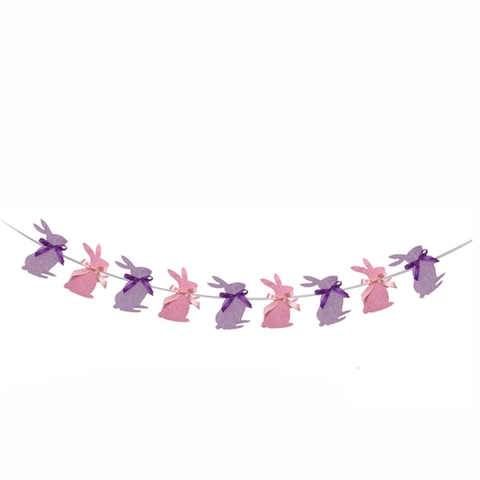 Decorazioni Per Feste Coniglietto Pasquale Cake Topper Glitter Oro One E Banner Di Pavese Di Carta Primo Compleanno