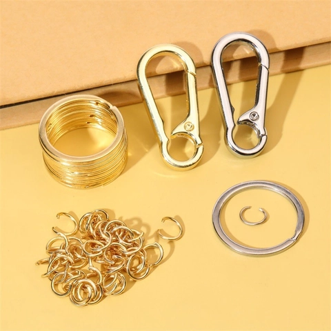 Metal Keychain Alloy Key Ring Carabiner Waist Hanging Clasp Anti-Lost Simple Individual For Men Women