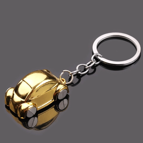 Vintage Metalen Auto Sleutelhanger Zinklegering Retro Klassieke Sedan Vorm Sleutelring Voor Mannen Vrouwen Accessoires Cadeau
