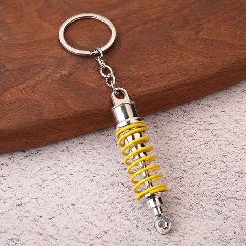 Portachiavi Amortizzatore Auto Metallo Simulazione Sospensione Modello Pendente Tuning Regalo Per Uomini