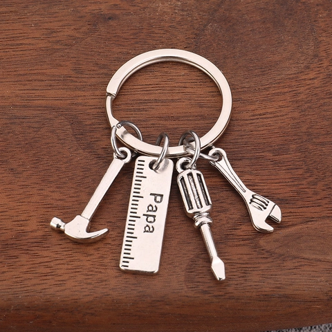 Portachiavi Strumenti In Metallo Martello Chiave Cacciavite Lega Di Zinco Regalo Festa Del Papà Per Papà Nonno Zio