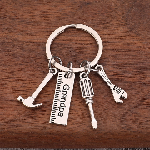 Portachiavi Strumenti In Metallo Martello Chiave Cacciavite Lega Di Zinco Regalo Festa Del Papà Per Papà Nonno Zio