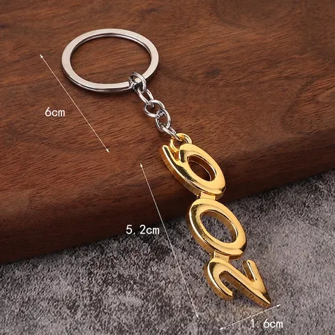 Schlüsselanhänger Aus Zinklegierung Mit Zahlenanhänger Auto Schlüsselring Taschenzubehör Modern Minimalistisch Für Herren Damen