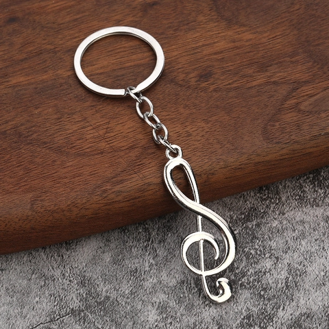 Portachiavi Nota Musicale Chiave Di Violino Lega Di Zinco Lucida Simbolo Musica Per Amanti Della Musica Regalo Insegnante Musica