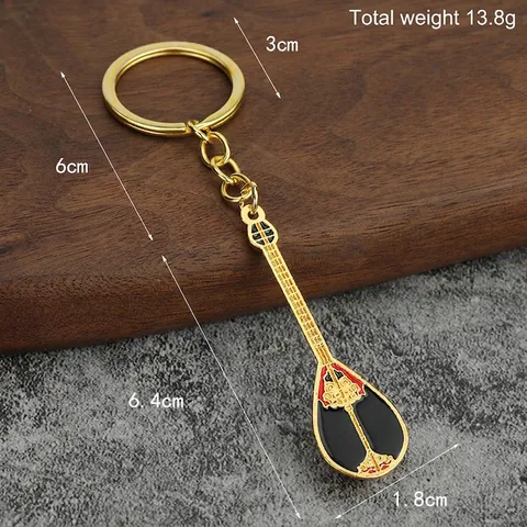 Portachiavi in Metallo Lega di Zinco a Forma di Pipa Tradizionale Con Motivo Floreale Etnico in Smalto Colorato Per Souvenir Turistico Regalo Donna Uomo