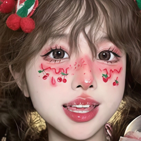 Tatouage Temporaire Visage Noël Autocollants Flocon De Neige Cœur Étoile Maquillage Pour Fête Festive Style Dessin Animé