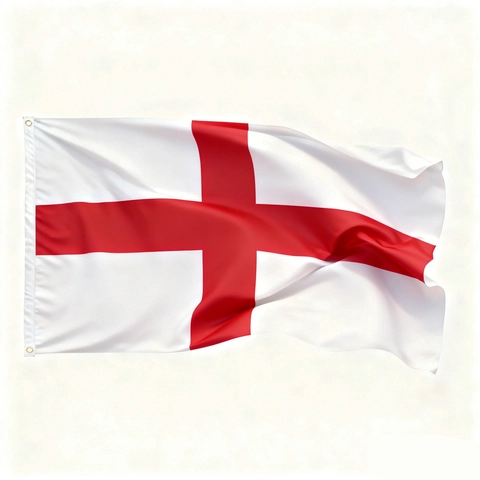 Bandiera Inghilterra Croce Di San Giorgio E UK Union Jack Banner In Poliestere Con Occhielli In Metallo Decorazione Esterna