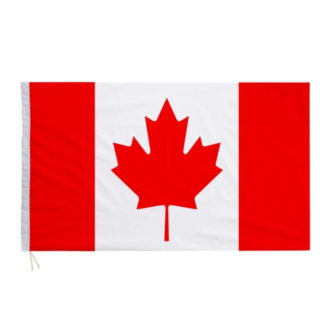 Bandera Nacional Canadá Poliéster Hoja Arce Colores Vibrantes Impermeable Resistente Sol Decoración Exterior Casa Jardín Celebración