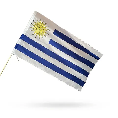 Drapeau National De L'Uruguay 100% Polyester Soleil De Mai Résistant Au Soleil Grande Bannière Pour Événements Sportifs Extérieur
