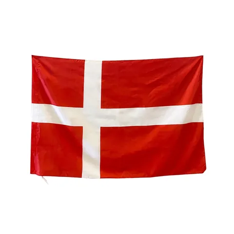 Bandera Nacional De Dinamarca Dannebrog Tela De Poliéster Pancarta De Cruz Nórdica Para Decoración De Eventos Deportivos